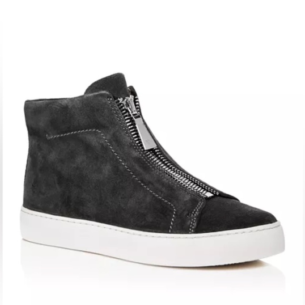 Frye Women's Lena Zip Suede High Top Sneakers